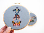 Moths cross stitch kit by Junebug and Darlin, view 6