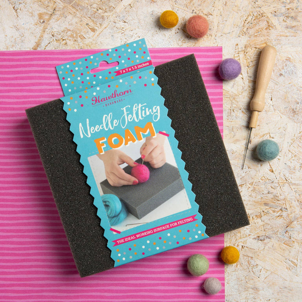 Hawthorn Handmade Needle Felting Foam Block, 7in