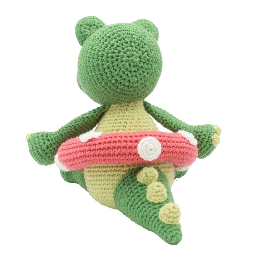 Klaas crocodile amigurumi kit, 2.5mm crochet hook project