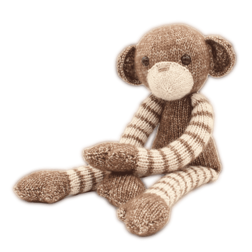 Malinda Monkey knitting kit from The Stitch