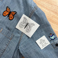 Bug embroidery transfers by Wrenbird Arts