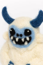 Yeti Mini Needle Felting Kit contents including felting needles and case