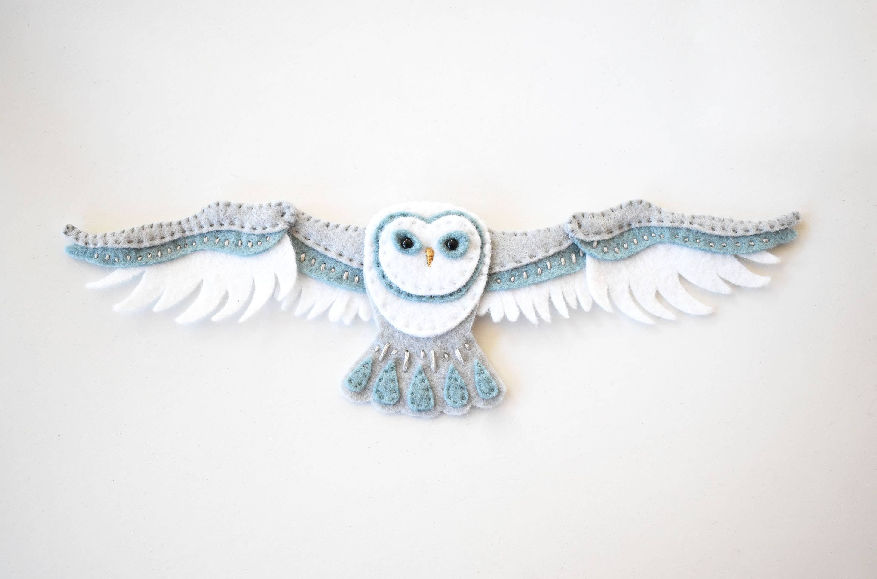 Felt Owl Ornament Sewing Pattern by DelilahIris