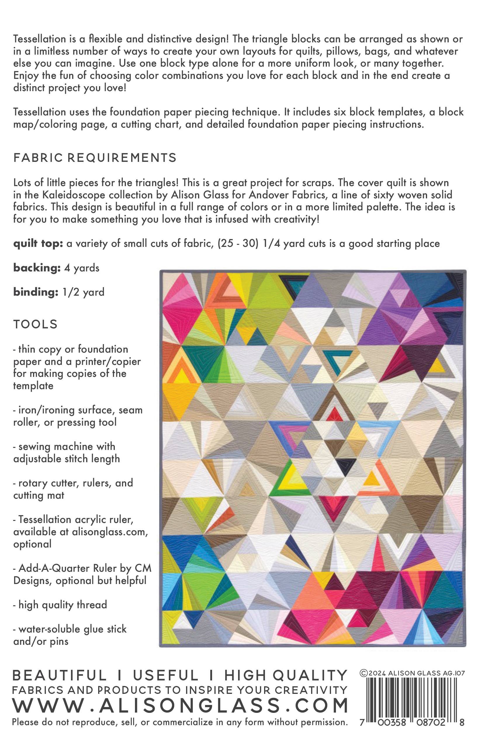 Tessellation Quilt Pattern