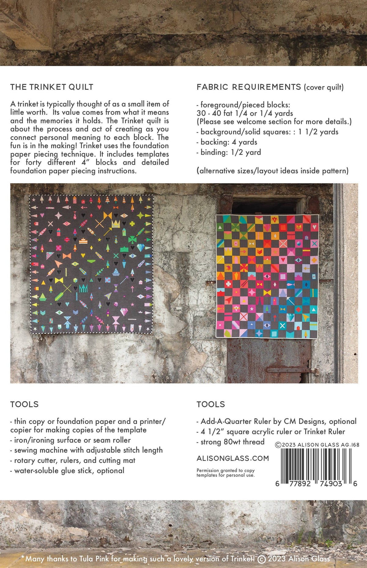 Trinket Quilt Pattern (Second Edition)