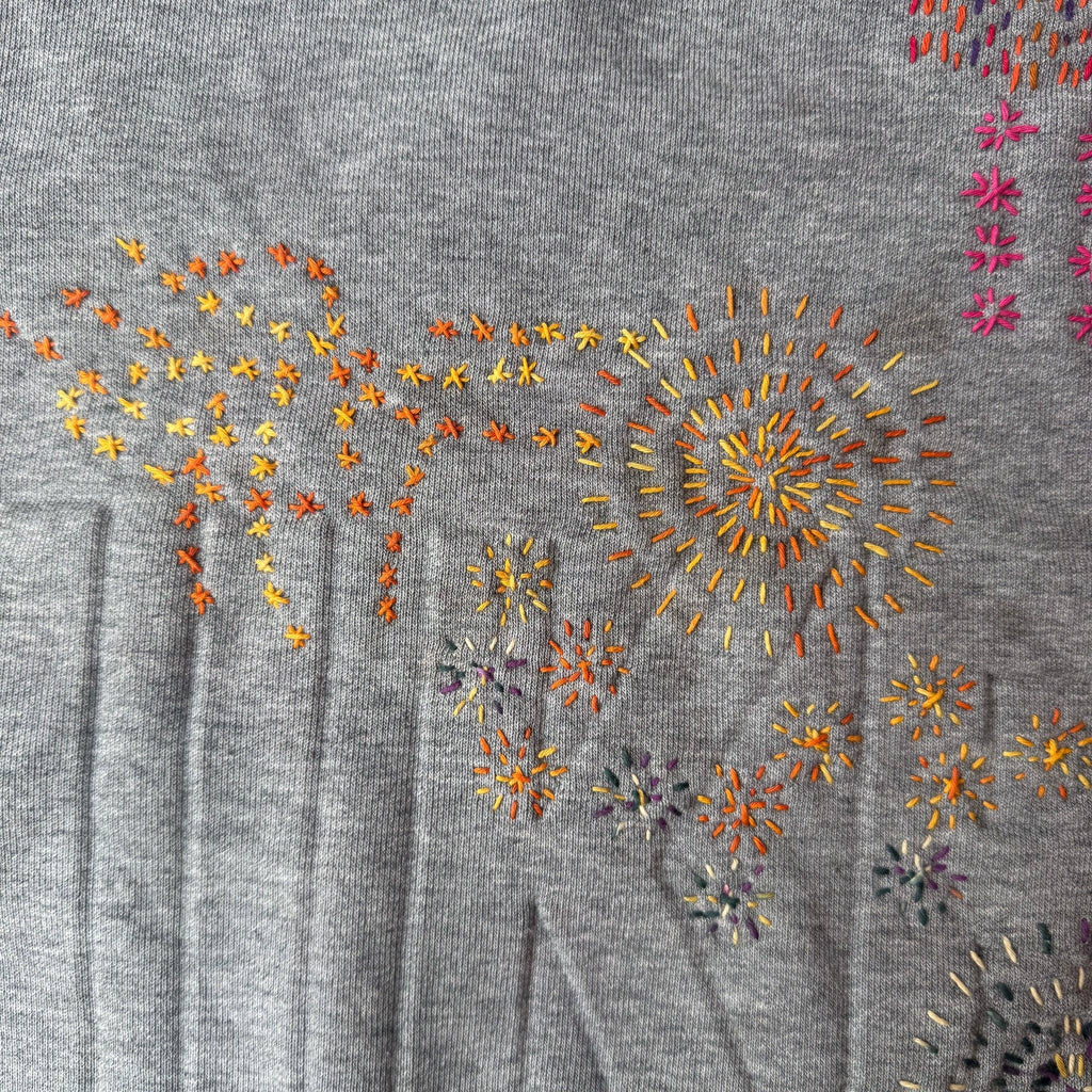 Hanabi mending pattern pack, water-soluble transfers that rinse away after stitching