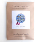 Fuck This Shit cross stitch kit by Junebug and Darlin, view 3