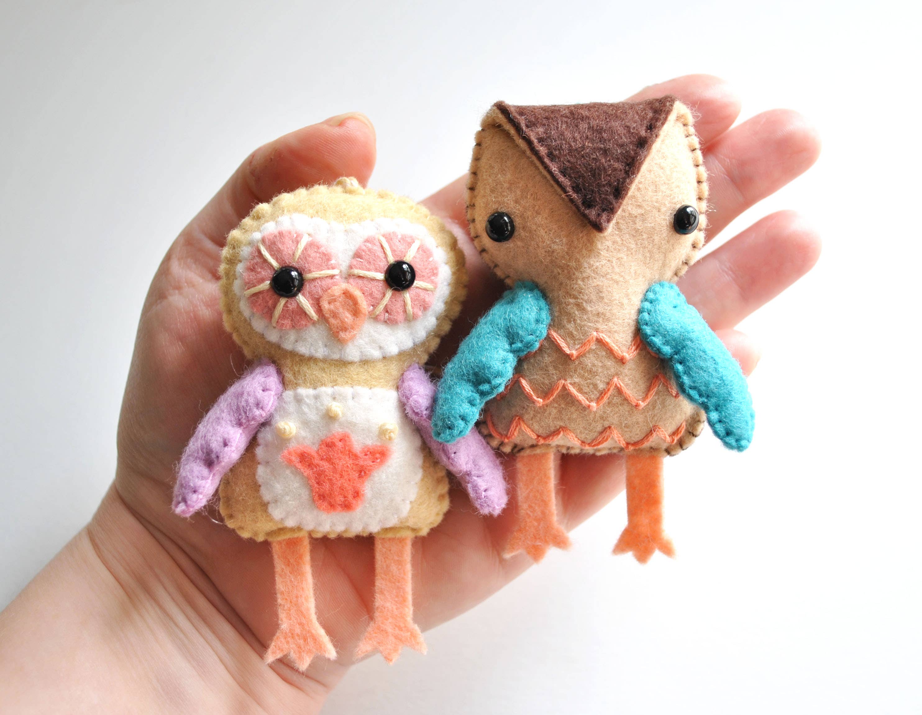 Felt Owl Ornament Sewing Kit by DelilahIris