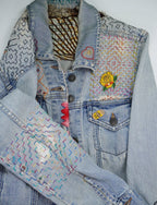 Socorro Society Sashiko Inspired Mending Stick 'n Stitch - Starter Pattern Pack