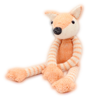 Sanne Fox knitted amigurumi with long arms and legs