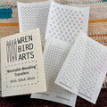Set #10 Cream Fiber Arts washable mending transfers by Wrenbird Arts