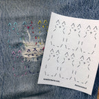 Each Wrenbird Arts mending transfer is single use
