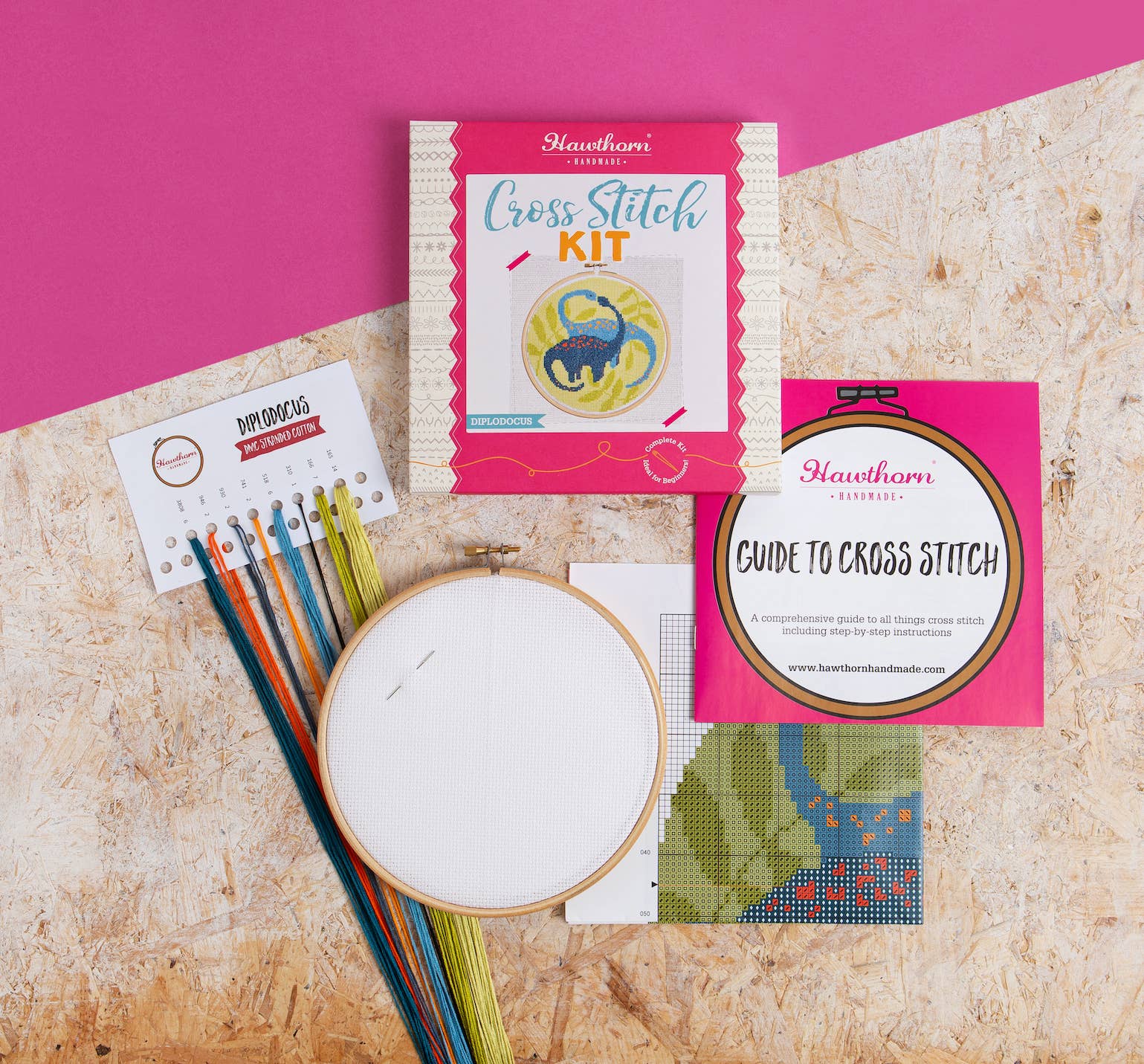 Diplodocus Cross Stitch Kit