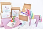 Rainbow Unicorn Felt Sewing Kit by DelilahIris