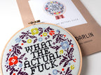What the Actual Fuck cross stitch kit by Junebug and Darlin, view 6