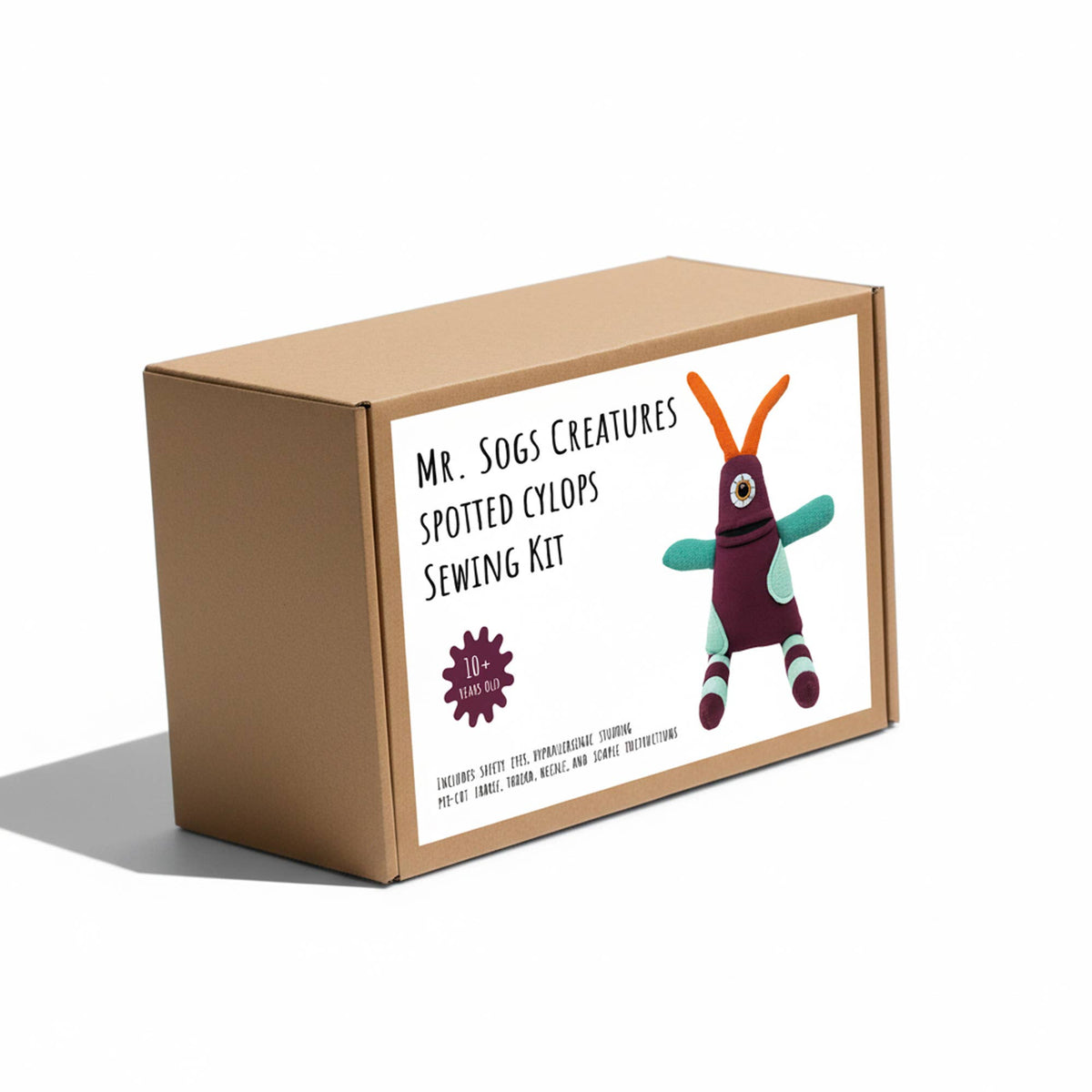 Mr. Sogs - Spotted Cyclops Creature DIY Plush Sewing Kit