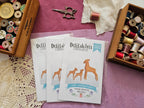 Felt Deer Sewing Pattern by DelilahIris