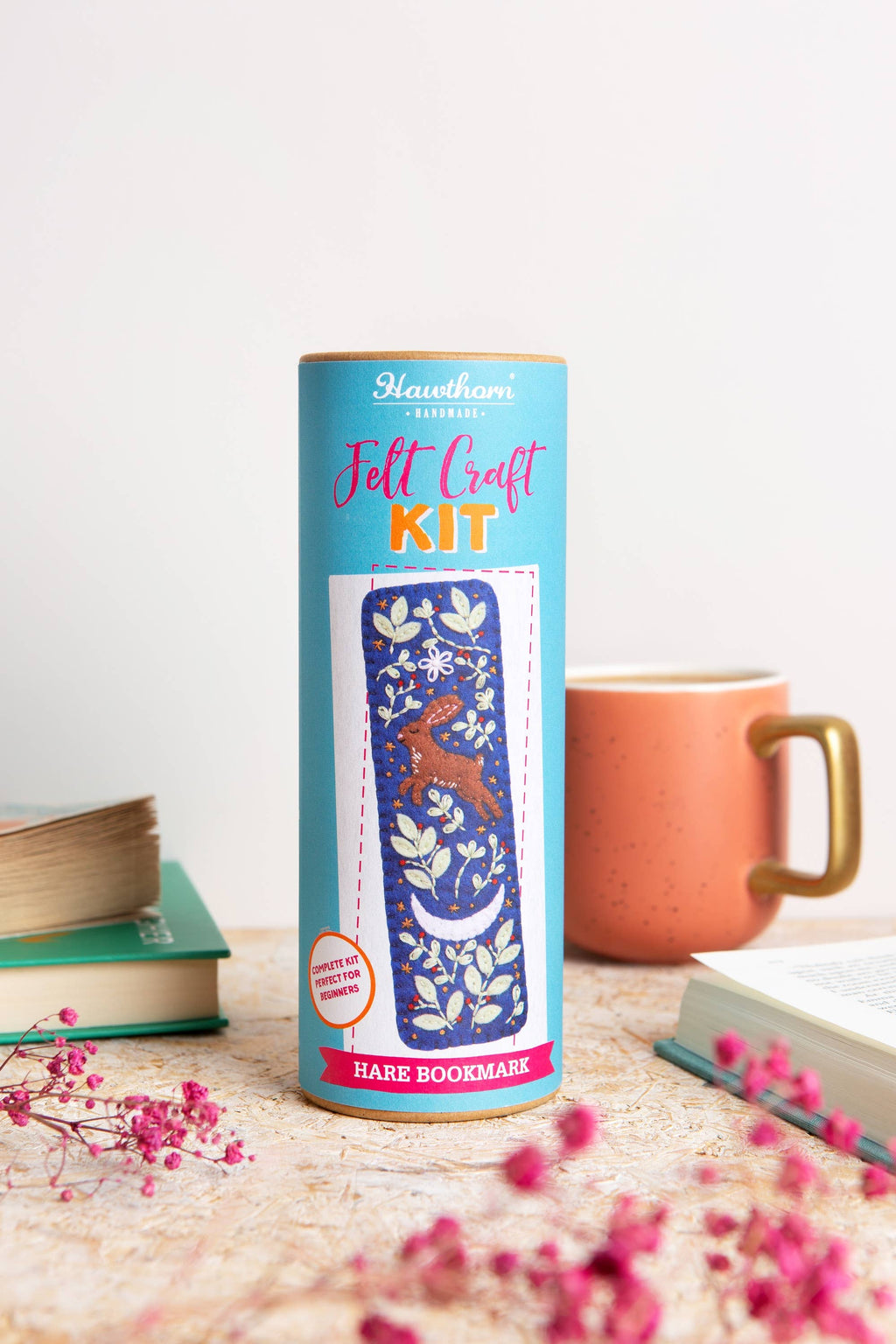 Hare Bookmark felt craft kit by Hawthorn Handmade