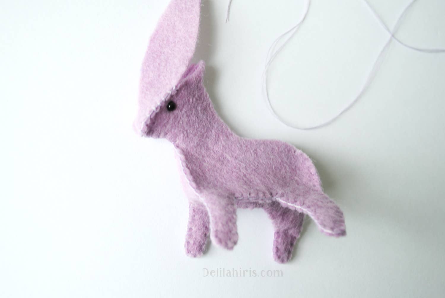 Tiny Felt Unicorn Sewing Pattern by DelilahIris