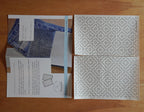 Socorro Society Sashiko Stick n' Stitch Hitomezashi Pattern