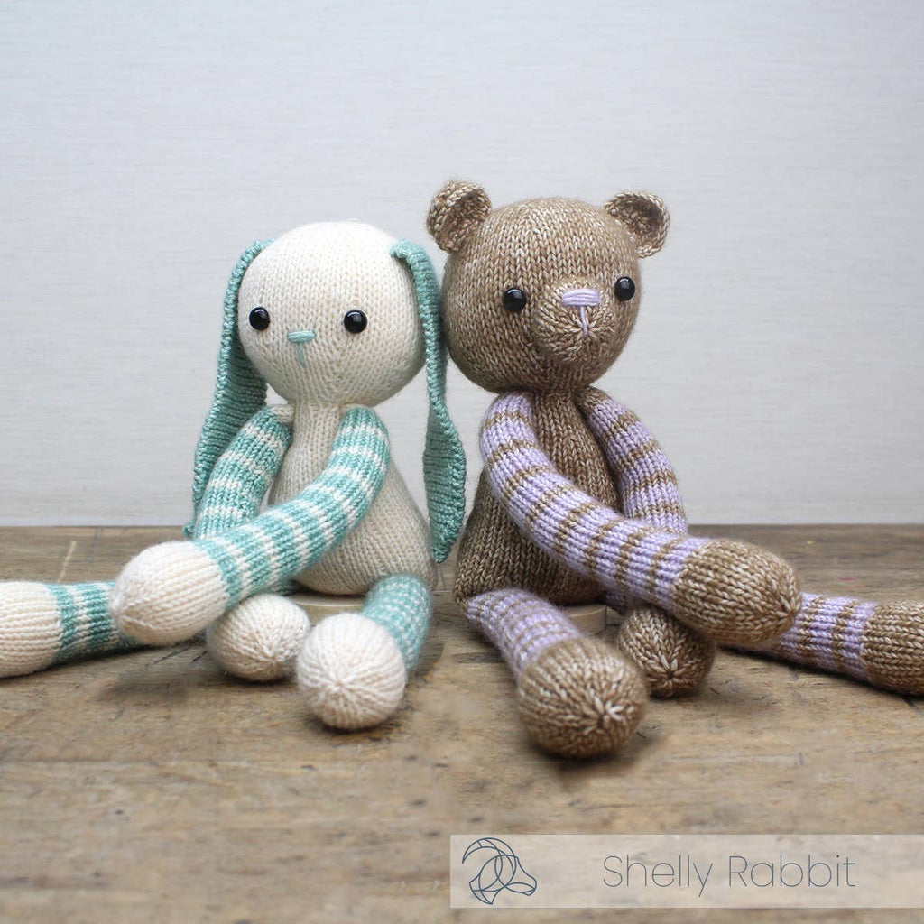 Shelly Rabbit knitting kit from The Stitch