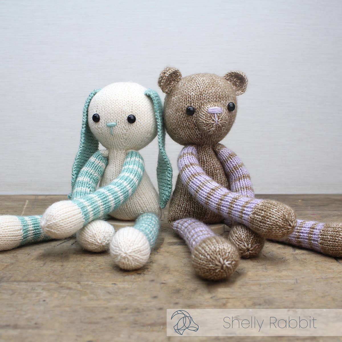 Shelly Rabbit knitting kit from The Stitch