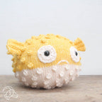 Bart Blowfish knitting kit from The Stitch