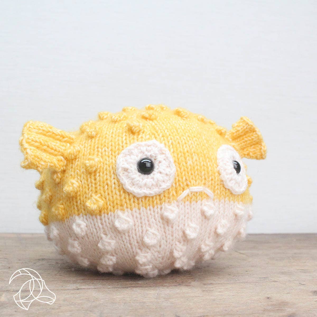 Bart Blowfish knitting kit from The Stitch