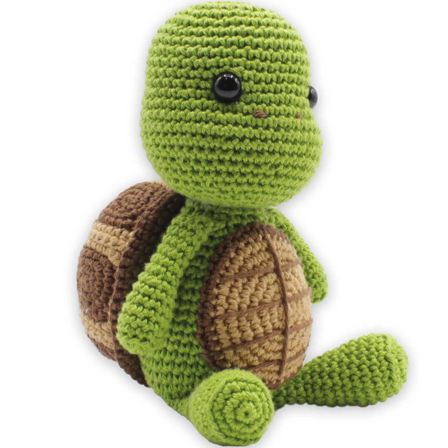 Siem turtle DIY amigurumi kit with pattern, yarn, stuffing and safety eyes