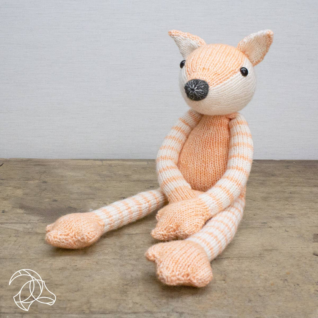 Sanne Fox amigurumi knitting kit by Hardicraft