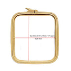 Nurge Square Plastic Embroidery Hoop, 8.75in x 7.75in