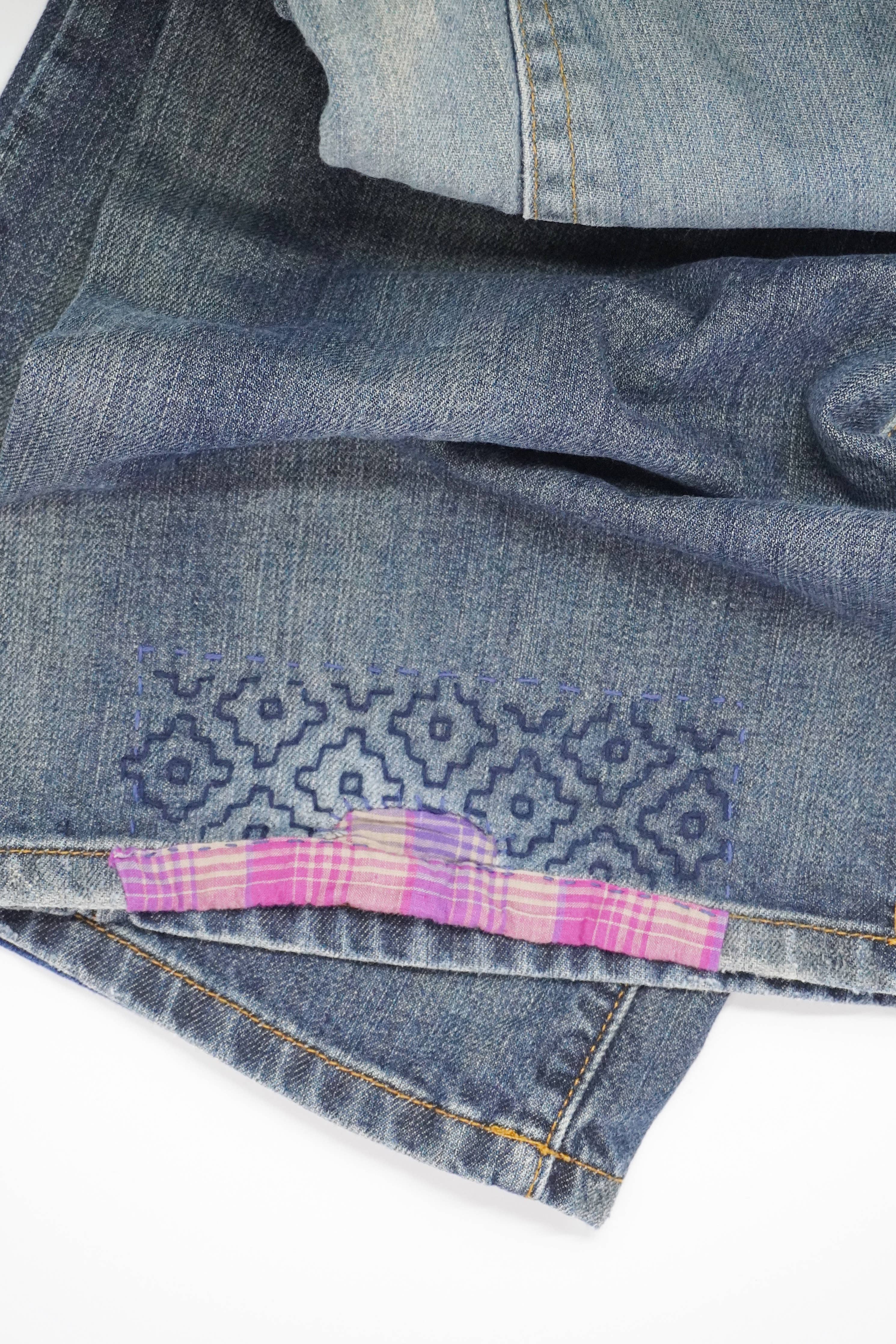 Socorro Society Sashiko Inspired Mending Stick 'n Stitch - Starter Pattern Pack