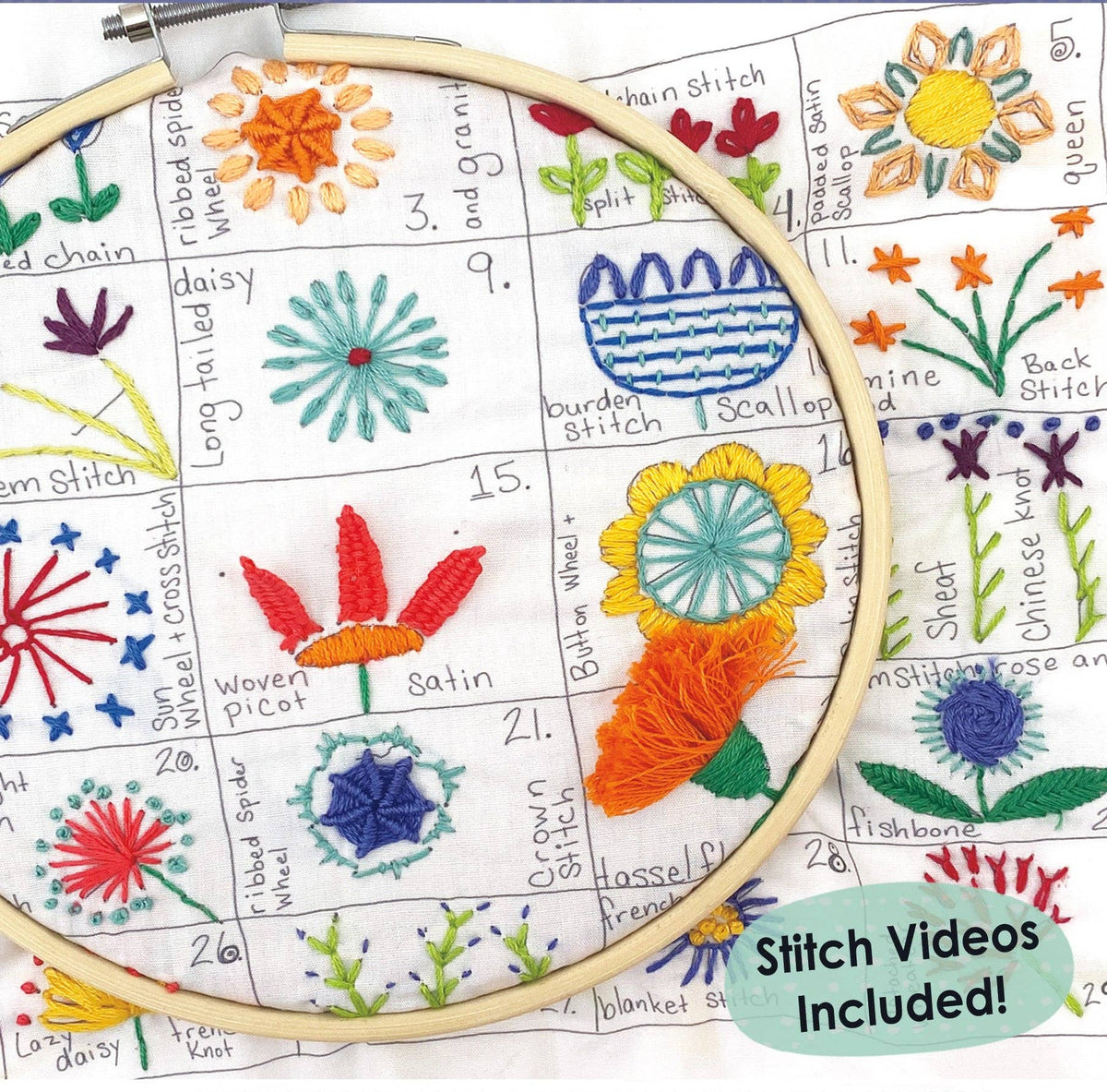 Flowers 30 Day Sampler by Jennifer Heynen