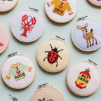 Baby Deer Cross Stitch Kit by Cotton Clara