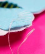 Blue Moth Felt Ornament Kit by Benzie Design