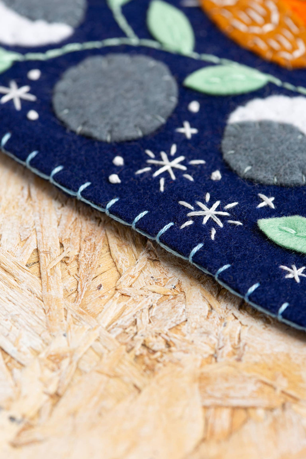 Celestial Pennant felt craft kit box