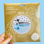 Loon complete embroidery kit by Hook, Line & Tinker