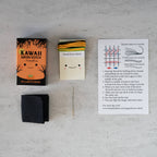 Kawaii Halloween Bat mini cross stitch kit by Marvling Bros