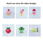 Kawaii Pineapple mini cross stitch kit from The Stitch