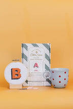 Drop Shadow Monogram Cross Stitch Kit by Cotton Clara