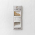 COSMO Free Stitch embroidery needle pack No.4302, twelve needles in six sizes