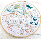Shoreline Embroidery Sampler by Jennifer Heynen