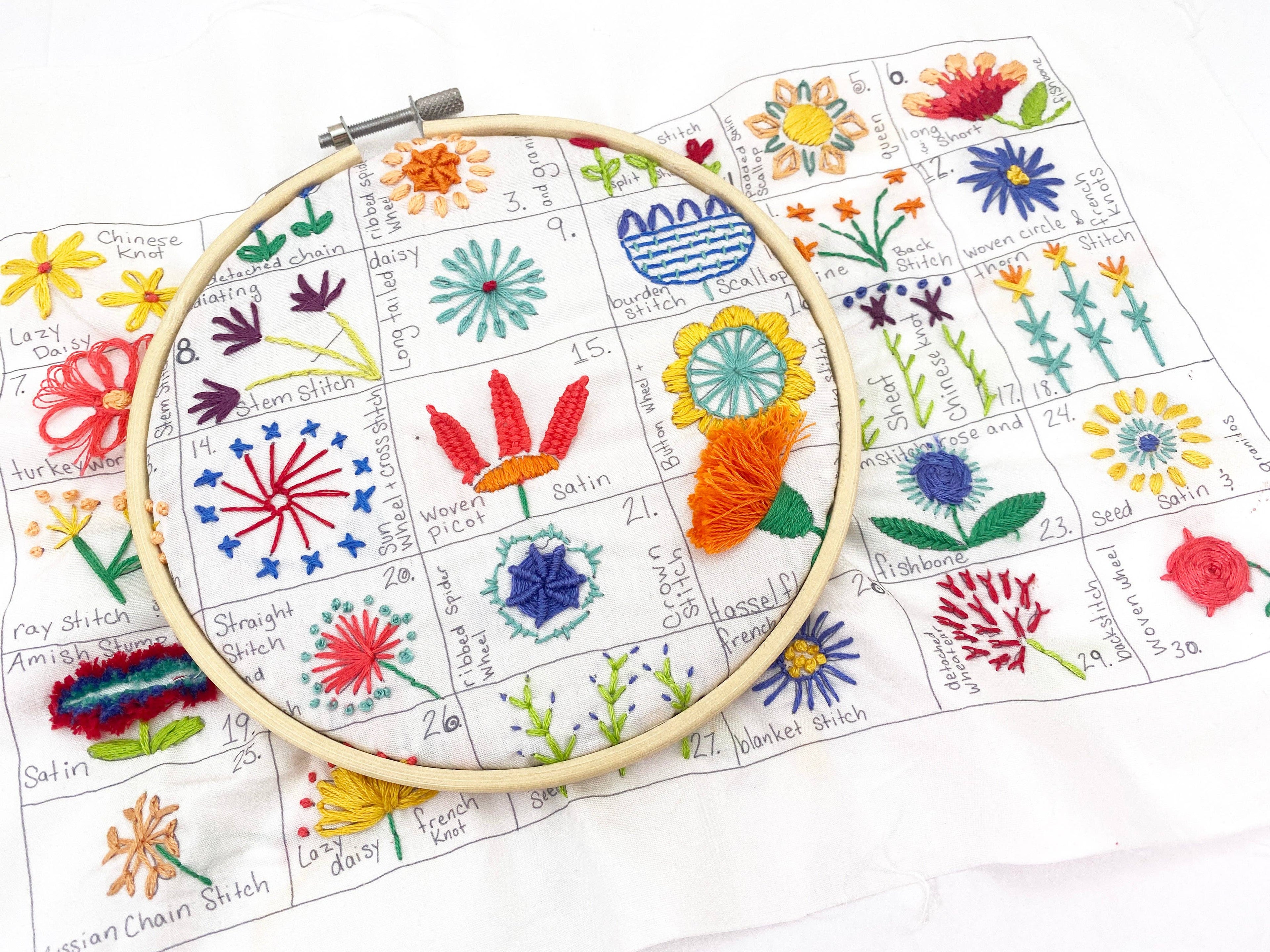 Flowers 30 Day Sampler by Jennifer Heynen