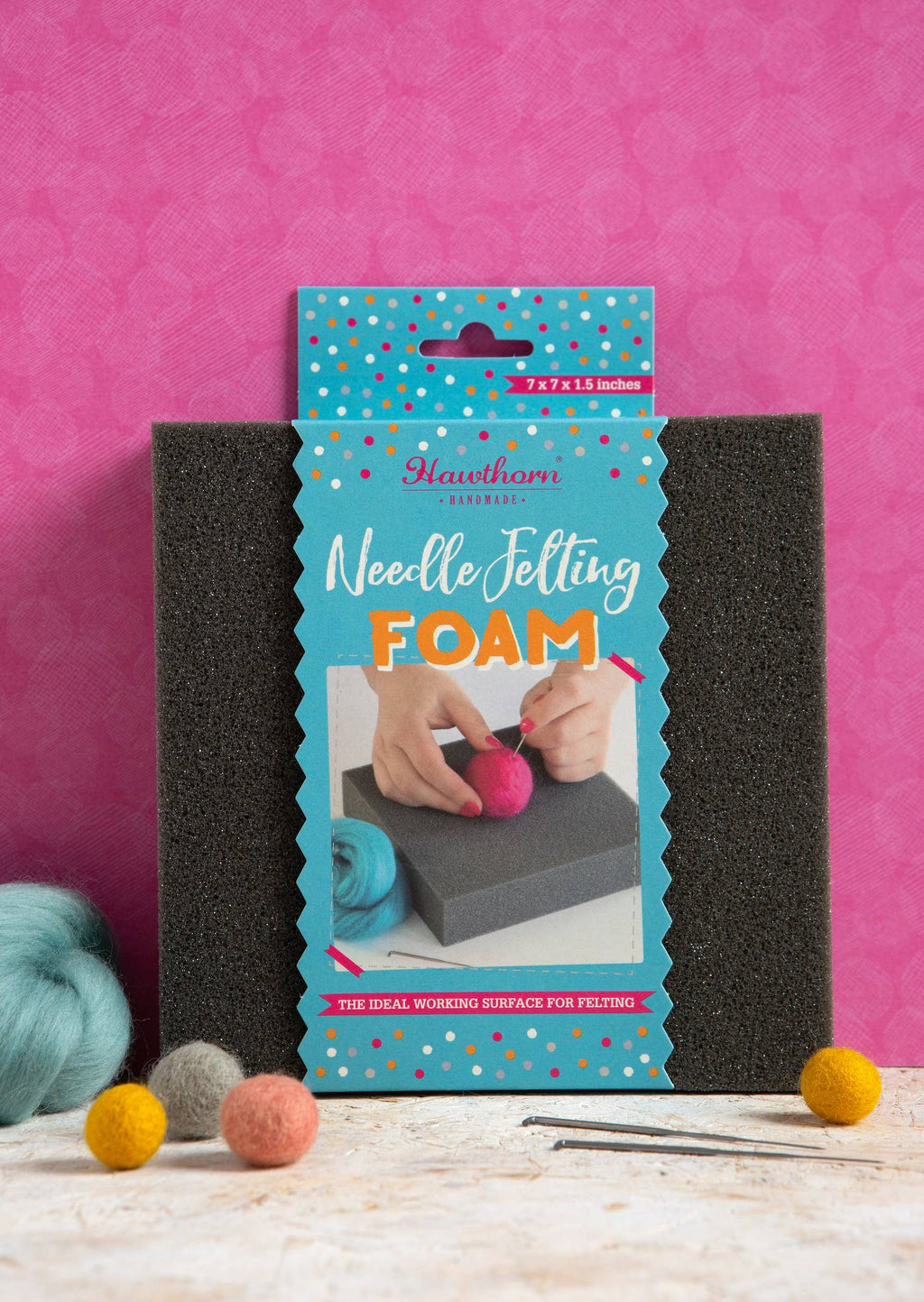 Hawthorn Handmade Needle Felting Foam Block, 7in