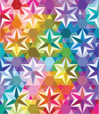 Stellara quilt pattern illustration by Nydia Kehnle