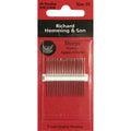 Richard Hemming and Son sharps hand sewing needles, size 10, made in England