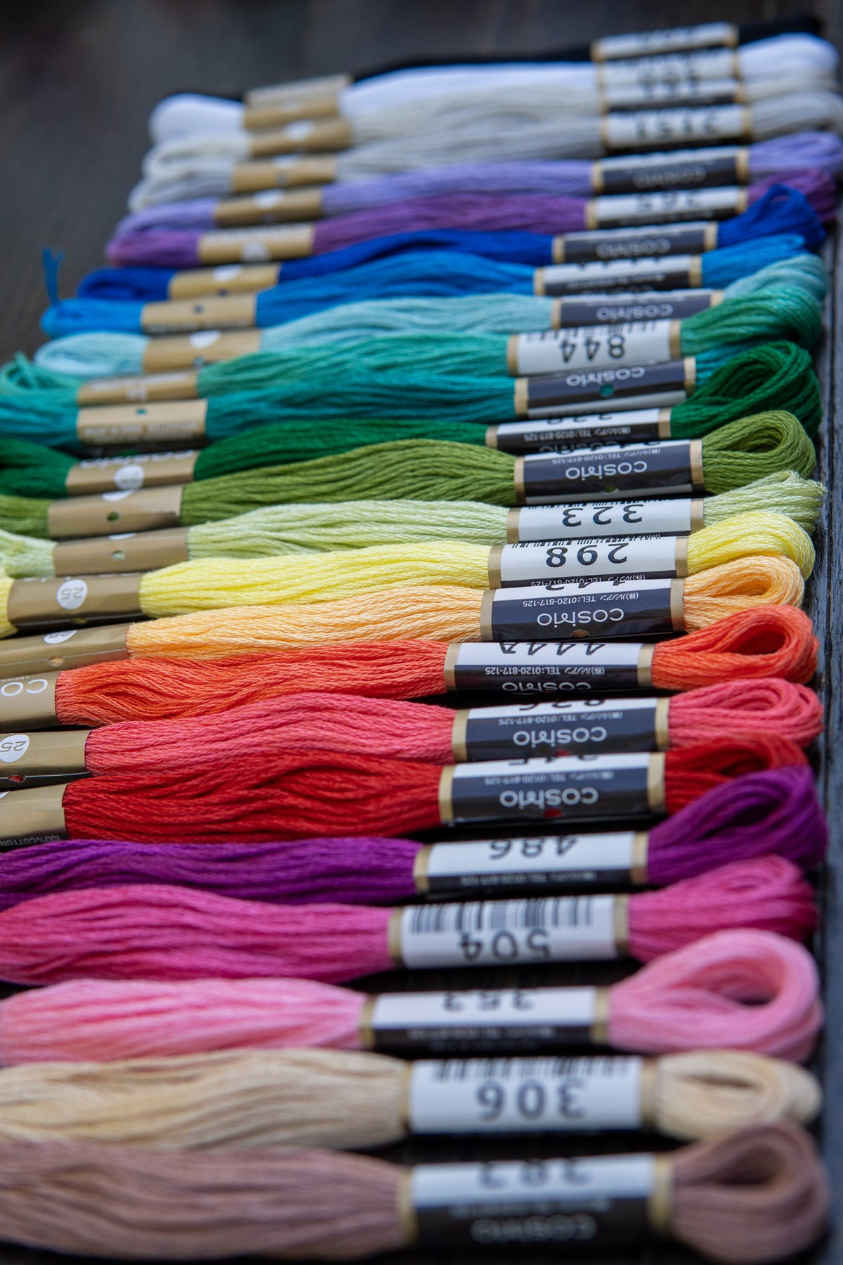 COSMO Embroidery Floss Beginner Bundle - 24 Skeins