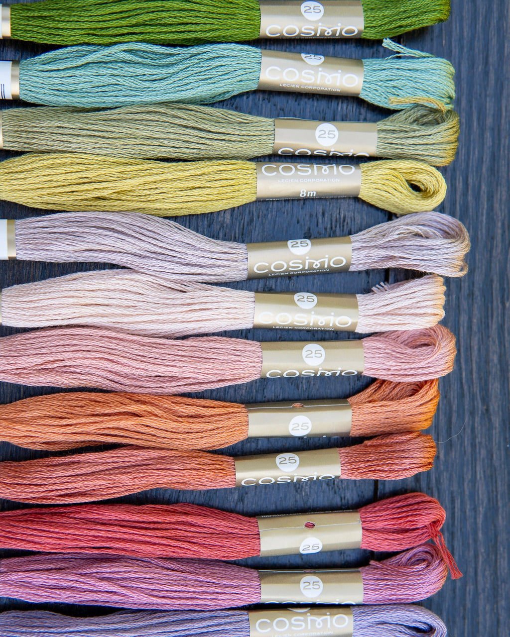 COSMO Embroidery Set Vintage Bloom - 12 Skeins