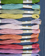 COSMO Embroidery Set Vintage Bloom - 12 Skeins