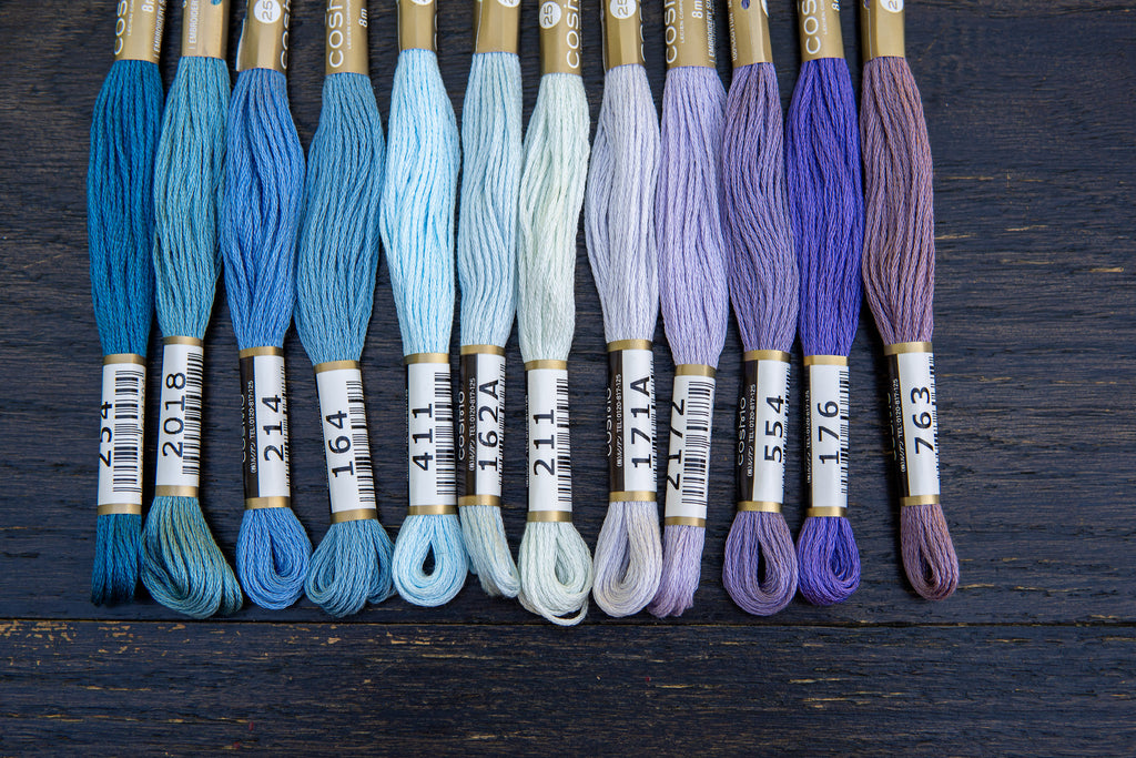 COSMO Embroidery Set Winter Hush - 12 Skeins